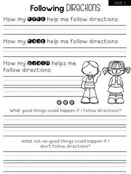 Second Step Printable Pack First Grade by Paiges of Learning | TpT