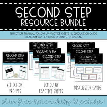 Preview of Second Step (SEL) 4th grade Resource BUNDLE