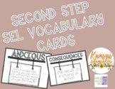 Second Step SEL Vocabulary Cards