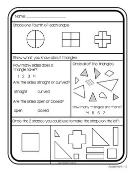 geometry for 2nd and 3rd grade planar and solid shapes tpt