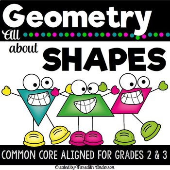 Preview of Geometry for 2nd and 3rd Grade - Planar and Solid Shapes