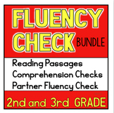 Second Third Grade Reading Passages Fluency Comprehension Bundle
