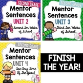 Second, Third, and Fourth Mentor Sentence Units Bundle (Grade 2)