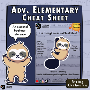 Preview of Second Year Strings Cheat Sheet