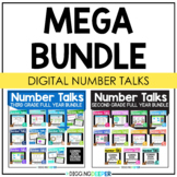 Second and Third Grade Digital Number Talks MEGA BUNDLE
