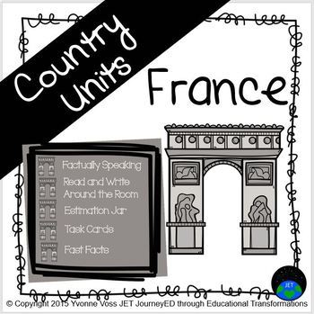 Preview of Second and Third Grade France Unit