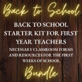 Secondary Back to School Starter Kit Bundle for First Year