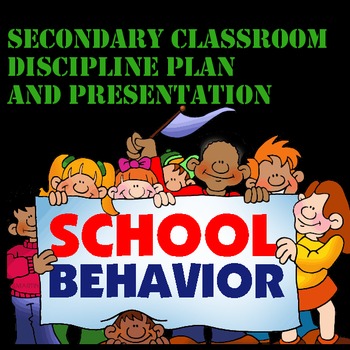 Preview of Secondary Classroom Discipline Plan