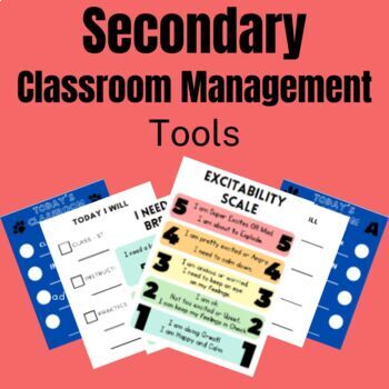 Preview of Secondary Classroom Management Tools