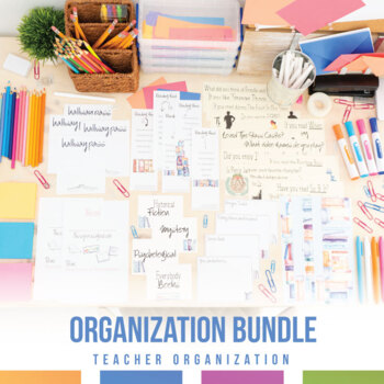 Preview of Secondary Classroom Organizational Bundle | Secondary English Organization