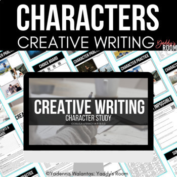 Preview of Secondary Creative Writing Lesson Character Study