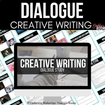 Preview of Secondary Creative Writing Lesson Dialogue Study