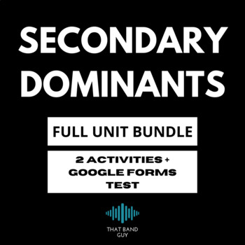 Preview of Secondary Dominants UNIT BUNDLE - Music Theory