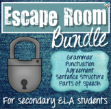 Secondary English Escape Room Bundle