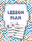 Secondary General Lesson Plan Template