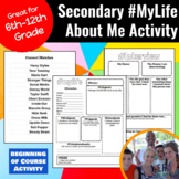 Secondary *Getting to Know You* Sheet & Activity- Beginnin