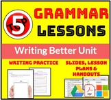Preview of Secondary Grammar Unit: Clauses; Run-ons; Registers; and more! (digital & print)