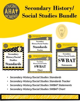 Preview of Secondary History/Social Studies Bundle