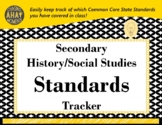Secondary History/Social Studies Standards Tracker