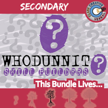 Preview of Secondary Language Whodunnit Activity Bundle - Printable & Digital Game Options