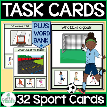 Preview of Secondary Life Skills Sport Task Cards