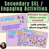Secondary SEL Activity (Get-to-know-you | Brain Break)