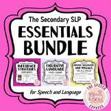 Secondary SLP Essentials Bundle for Speech and Language