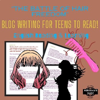 Preview of Secondary-School Exam Sample Answer Write a Blog: “The Battle of Hair Freedom”