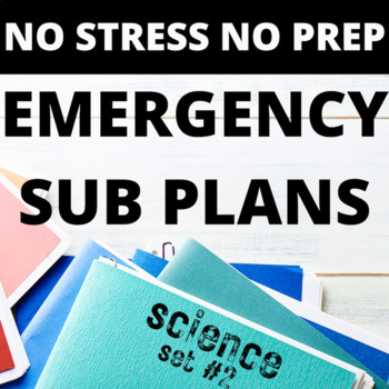 Preview of Emergency Science Sub Plans Bundle