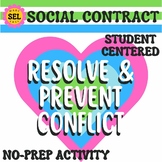 Social Contract First Week Activity- Middle & High School-