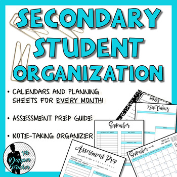 Preview of Secondary Student Organization