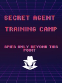 Secret Agent Camp Poster