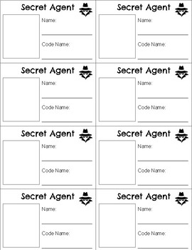 Secret Agent Cards by Ripley's Teaching Emporium | TPT