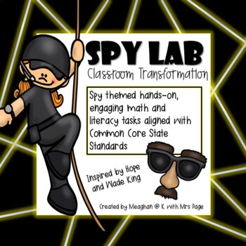 Preview of Secret Agent Spy Lab Room Transformation