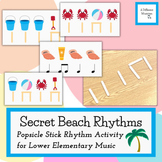 Secret Beach Rhythms - Beginning of Year Music Activity/Ga
