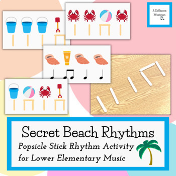 Preview of Secret Beach Rhythms - End of Year Music Activity/Game for May or June