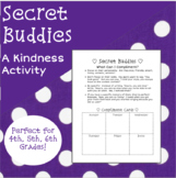 Secret Buddies-A Kindness SEL Activity-4th, 5th, 6th, 7th 