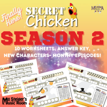Preview of Secret Chicken: Season 2 Packet (with key)