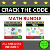Secret Code Crack the Code Math Puzzles Code Breaker Break the Code