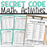 Secret Code Math Activities