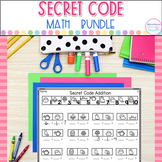 Addition and Subtraction to 20 Secret Code Worksheets Math Bundle