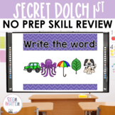 Secret Dolch First Words Interactive PowerPoint