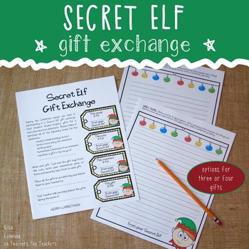 Elfster's Free Printables, Secret Angel Elementary & Preschool School  Gift Exchange
