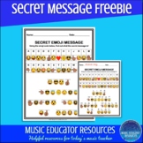 Secret Emoji Message | FREEBIE