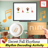 Secret Fall Rhythms - Fall Music Activity for October, Nov