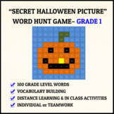 Secret Halloween Picture Word Hunt - 1st Grade Academic Wo