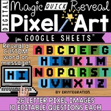 Secret Messages on Google Sheets with Digital Pixel Art Ma
