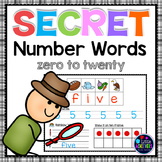 Secret Code Numbers Word Activities Zero to Twenty
