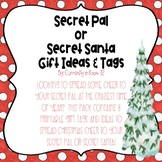 Secret Pal or Secret Santa Gift Tags