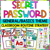 Secret Password Classroom Management Routines Hack /Basic 